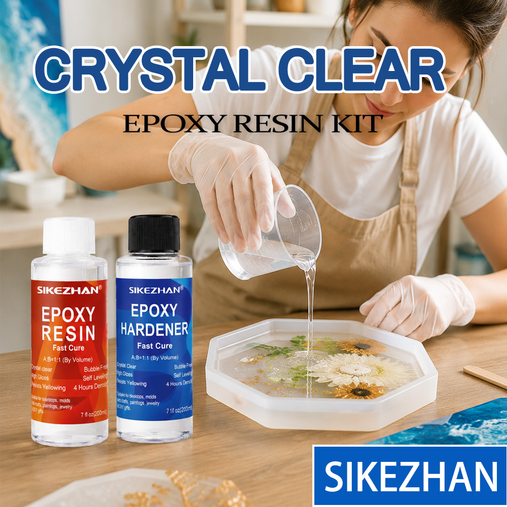 Resin Jewelry Kit - 200ml Epoxy Resin Kit Clear Crystal