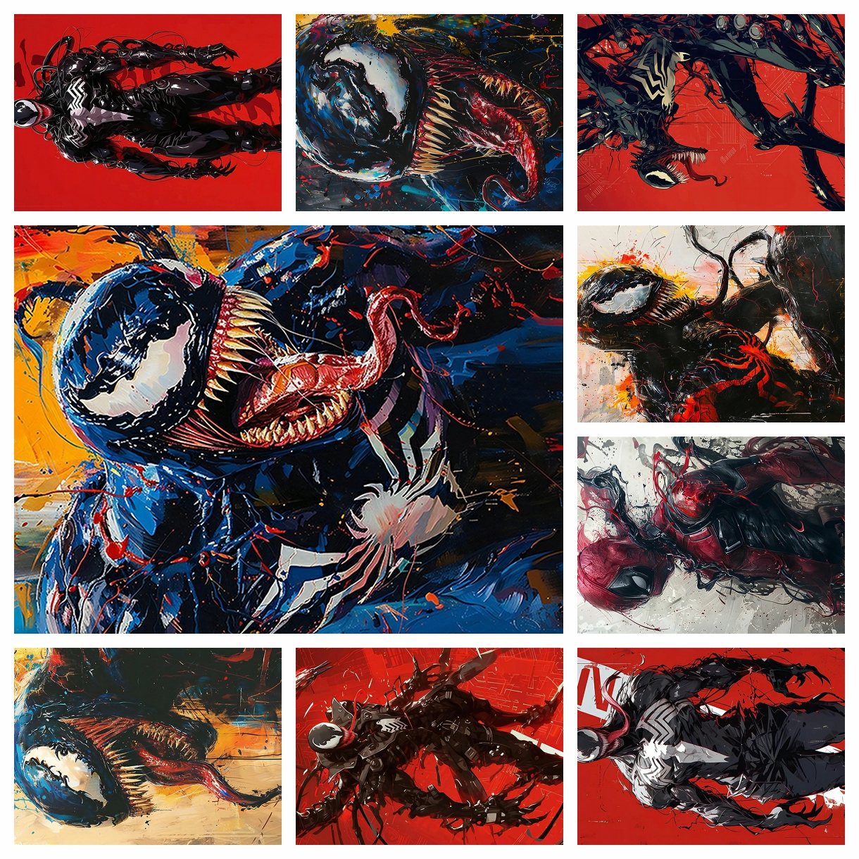 Anime Marvel venom spider-man  - Resin Craft Supplies review and price