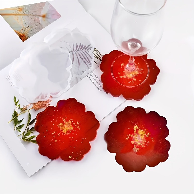 5pcs Mirror Large Flower Small - Serving Tray Mold review and price