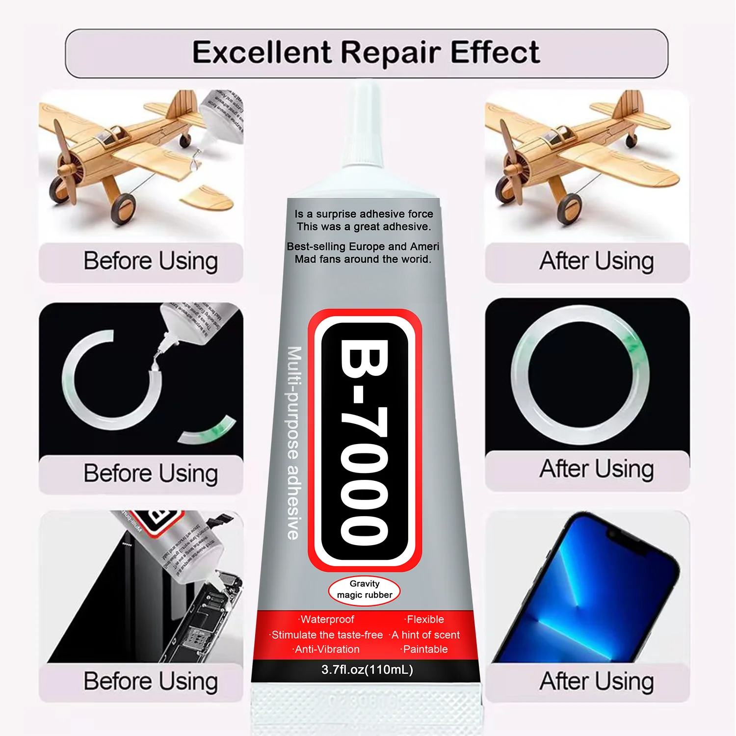 1-10Pcs B-7000 Super Glue Lool - Crafting Resin review and price