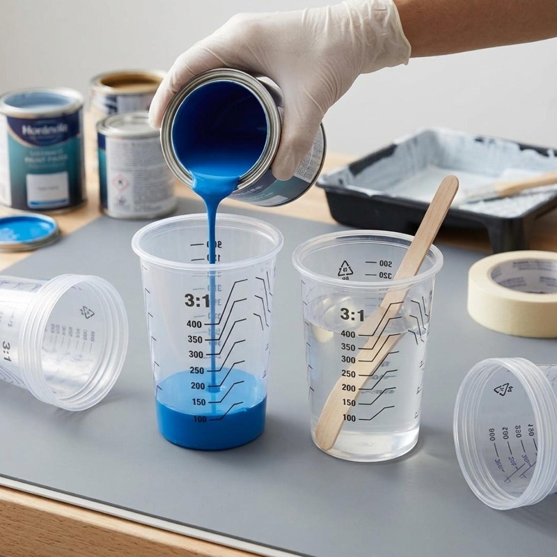 Transparent Plastic Measuring  - Mixing Cup Silicone review and price