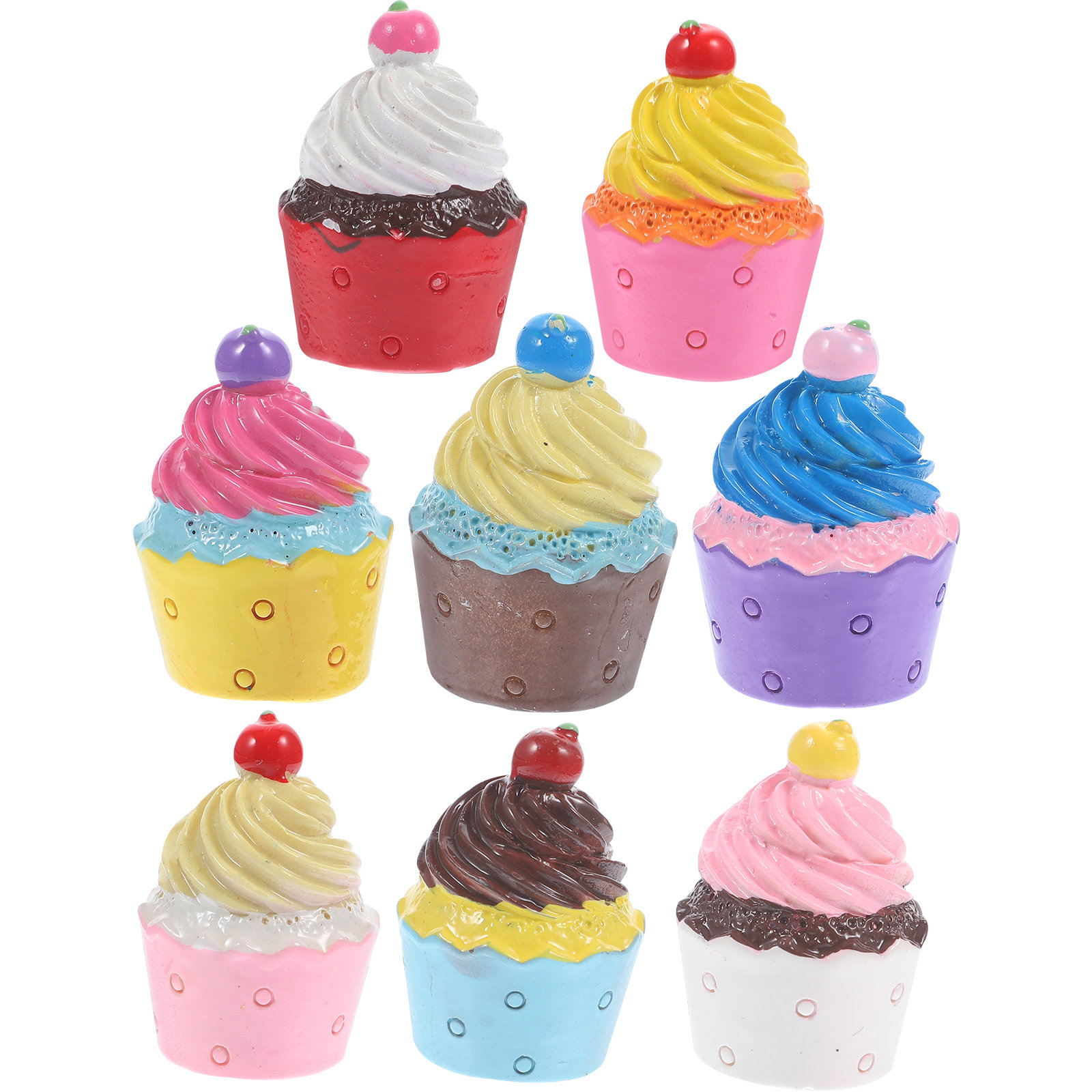 8Pcs Resin Simulated Cupcake D - Crafting Resin review and price
