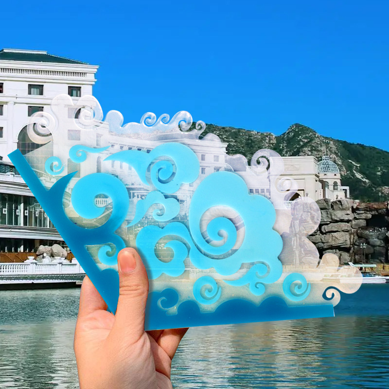 DIY Chinese Folding Fan Silico - Resin Ocean Wave Mold review and price