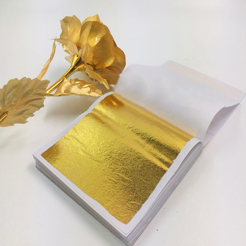 100pcs Imitation Gold Sliver L - Gold Foil Flakes review and price