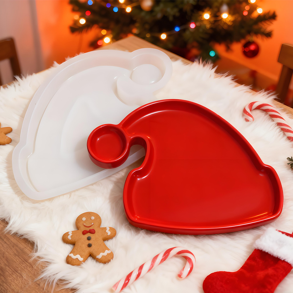 S0246 Christmas Tree Santa Hat - Serving Tray Mold review and price