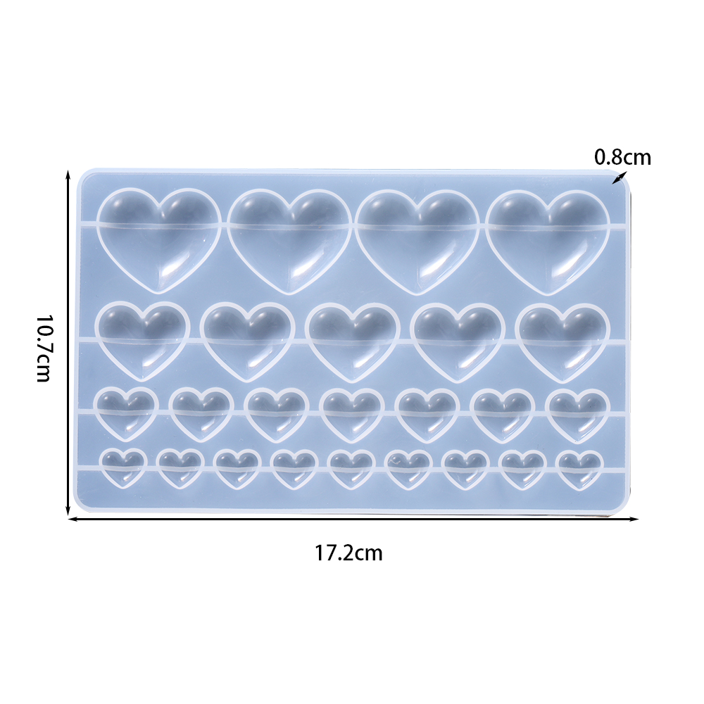 Love Heart Silicone Mold Jewel - Resin Craft Ideas review and price