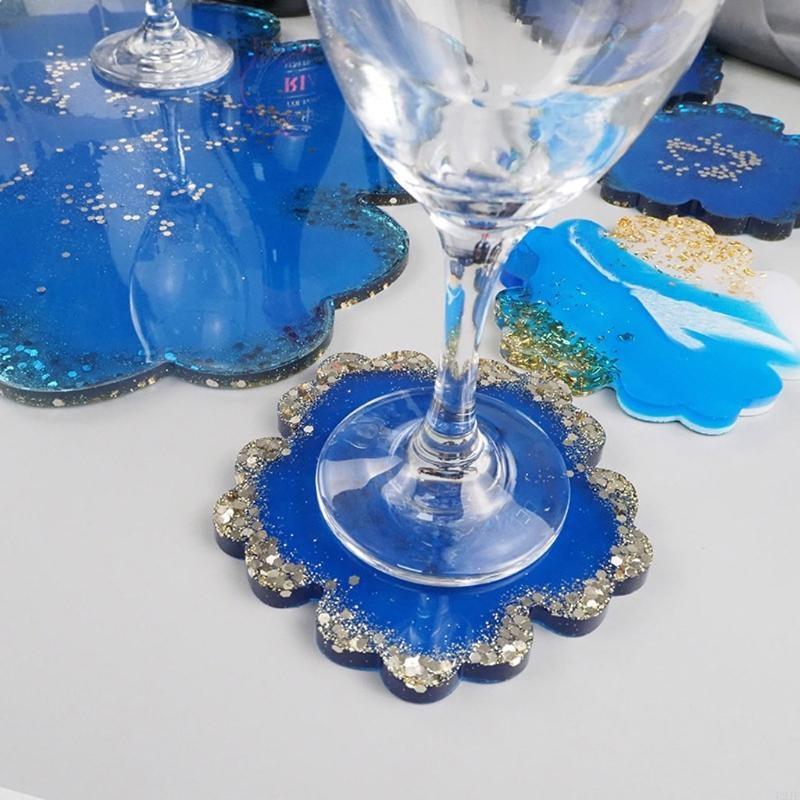 5Pieces Large Flower Resin Mol - Geode Mold Silicone review and price