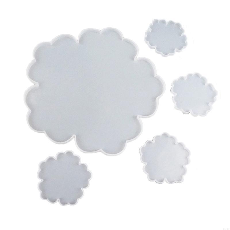 5Pieces Large Flower Resin Mol - Geode Mold Silicone review and price