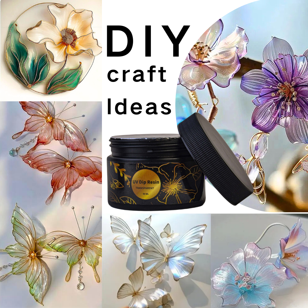 UV DIP Resin Glue Set 50/100ml - Resin Jewelry Kit review and price