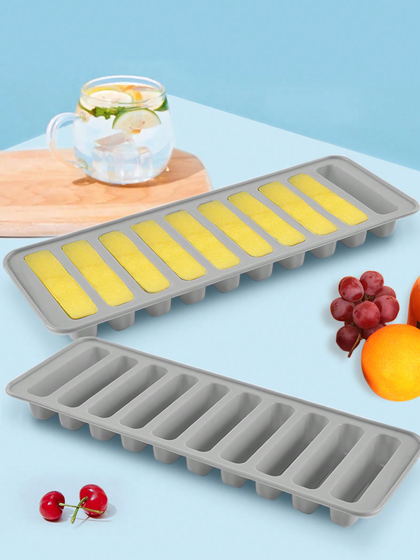 1pc Multi-grid Ice Cube Mold,  - Silicone Mold Tray review and price