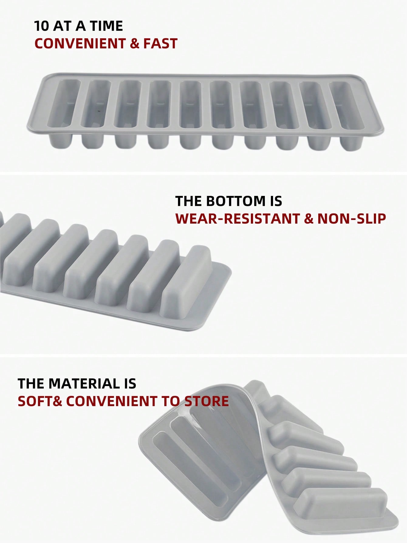 1pc Multi-grid Ice Cube Mold,  - Silicone Mold Tray review and price