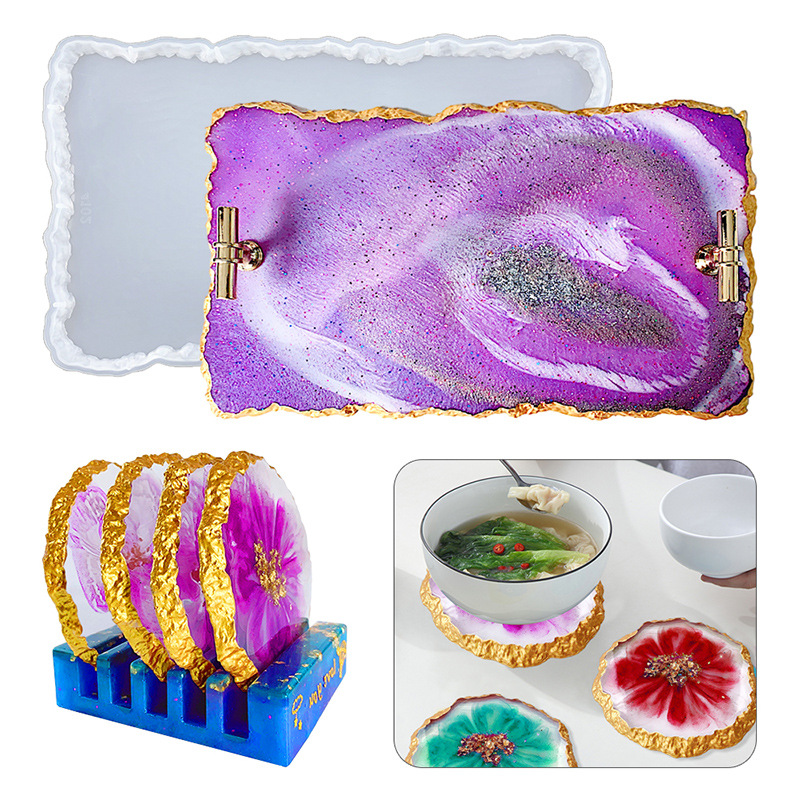DM413 Drusy Coaster Resin Mold - Resin Craft Ideas review and price