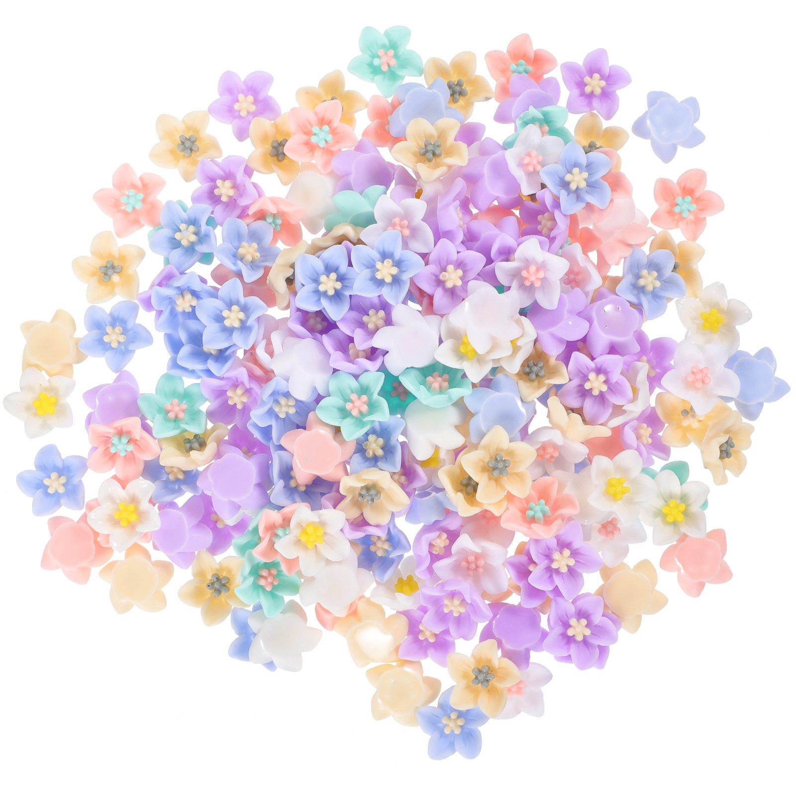 200Pcs Tiny Flower Resin Charm - Resin Crafts Diy review and price