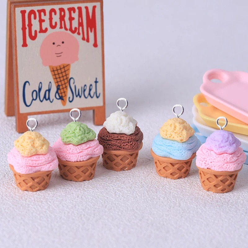 10Pcs Adorable 3D Simulated Ic - Resin Crafts Diy review and price