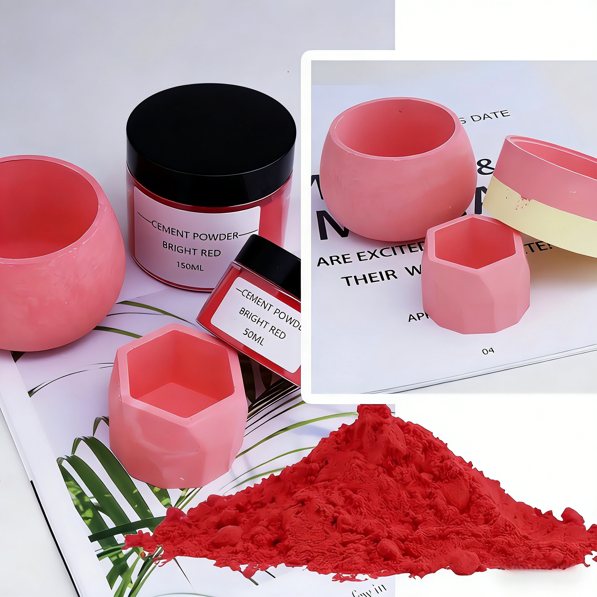 6-Color Gypsum Cement Pigment  - Resin Pigment Set review and price