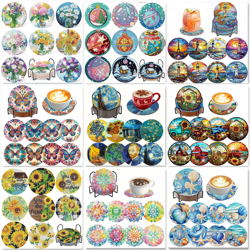 8-piece set of diamond paintin - Resin Craft Kit review and price