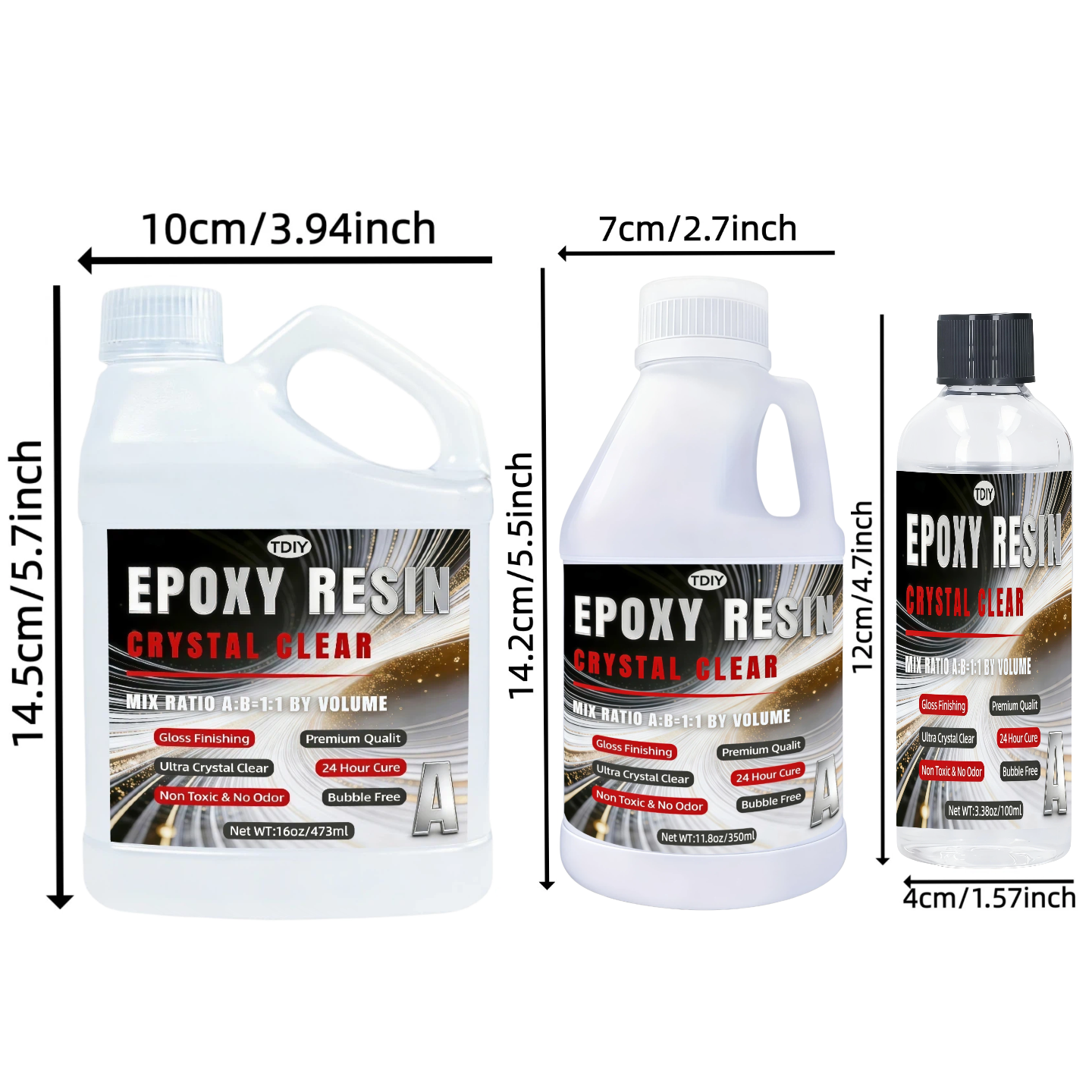 1:1 Crystal Clear Epoxy Resin  - Resin Jewelry Kit review and price