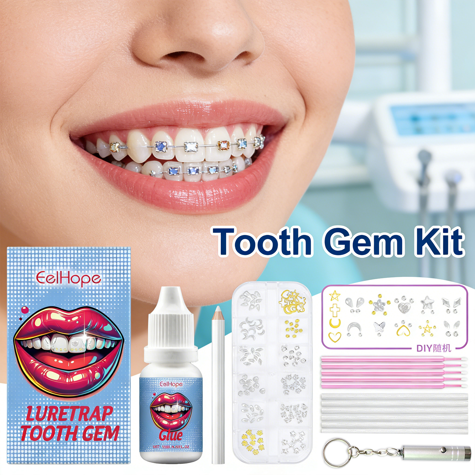 Tooth Gems Sparkling Teeth Jew - Resin Jewelry Kit review and price