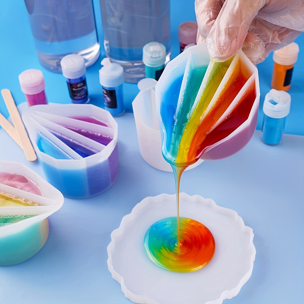2/3/4/5 Grids Silicone Split C - Mixing Cup Silicone review and price