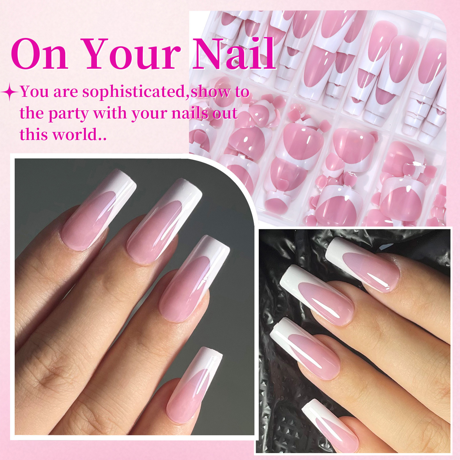 288PCS French Fake Nails Toena - Resin Craft Kit review and price