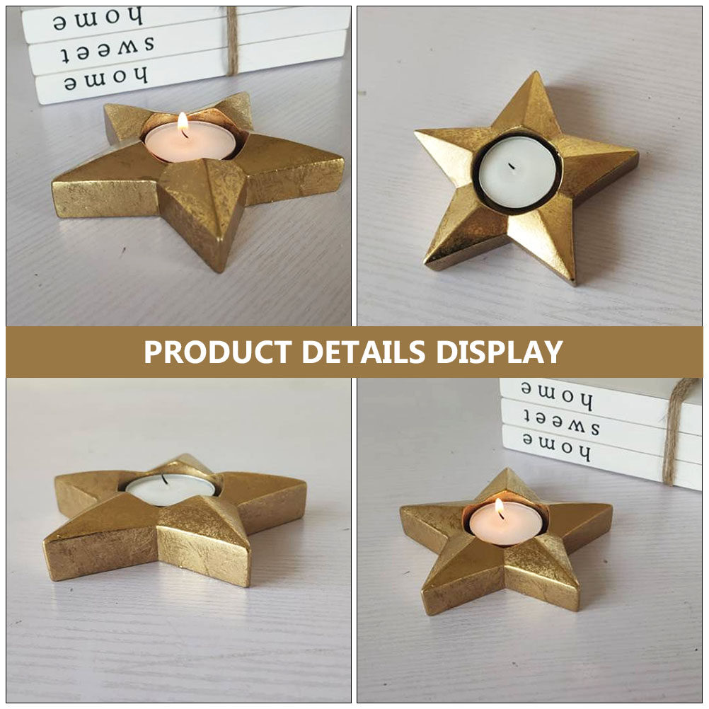 2Pcs Resin Craft Candlesticks  - Resin Craft Supplies review and price