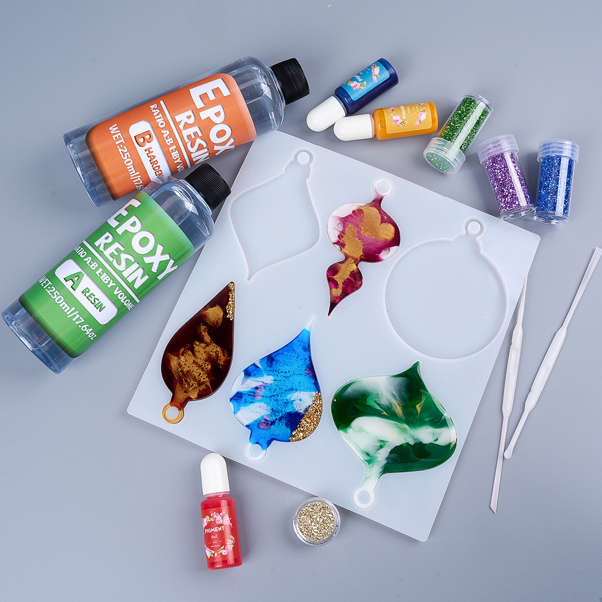 1:1 AB Resin Epoxy Glue Kit Hi - Resin Jewelry Kit review and price