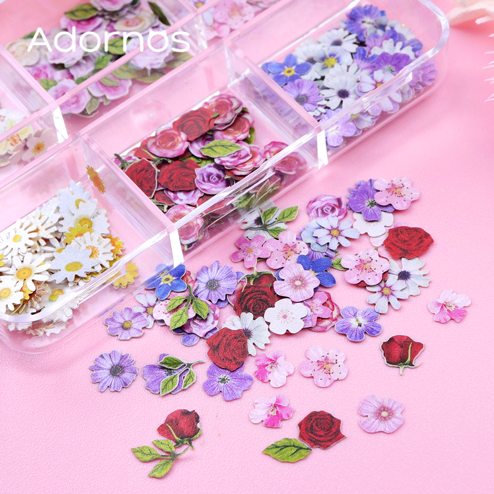 6 Grids Flowers Wood Pulp Chip - Resin Craft Ideas review and price