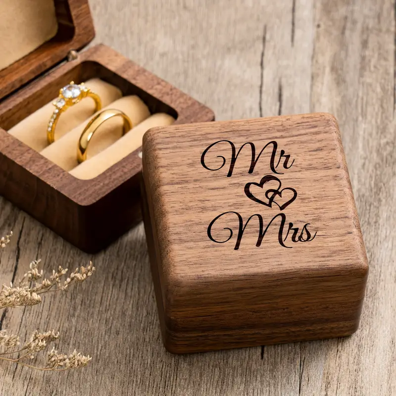 Engagement Proposal Wedding Ce - Wood Ring Blank review and price