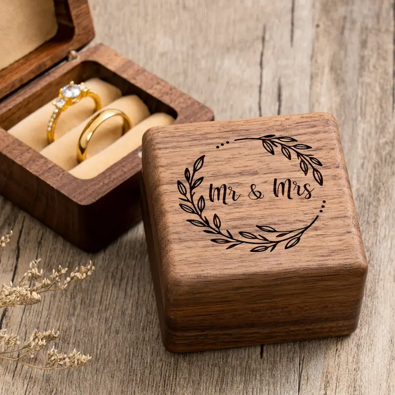 Engagement Proposal Wedding Ce - Wood Ring Blank review and price