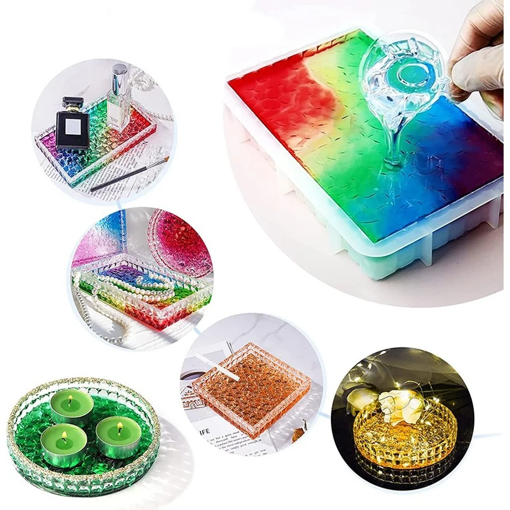 Ashtray Glass Crystal Texture  - Coaster Mold Round review and price