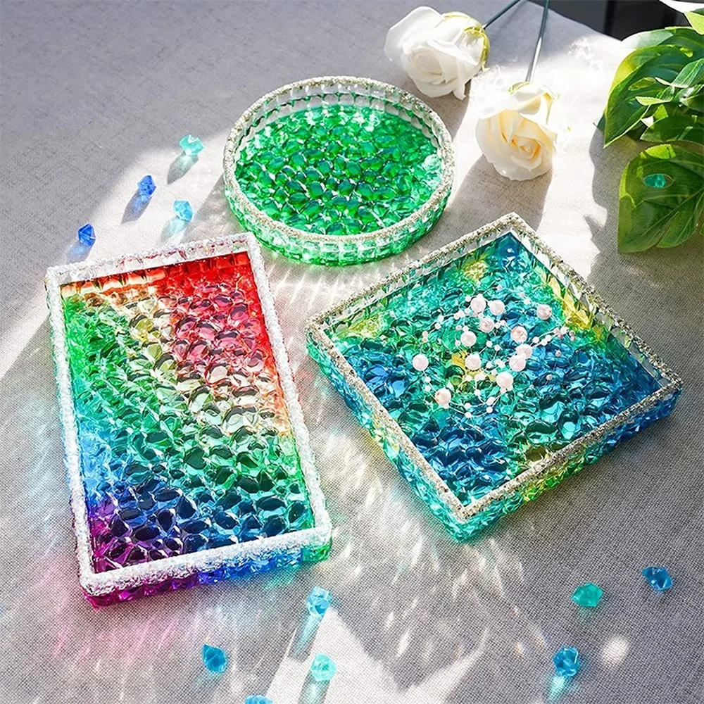 Ashtray Glass Crystal Texture  - Coaster Mold Round review and price
