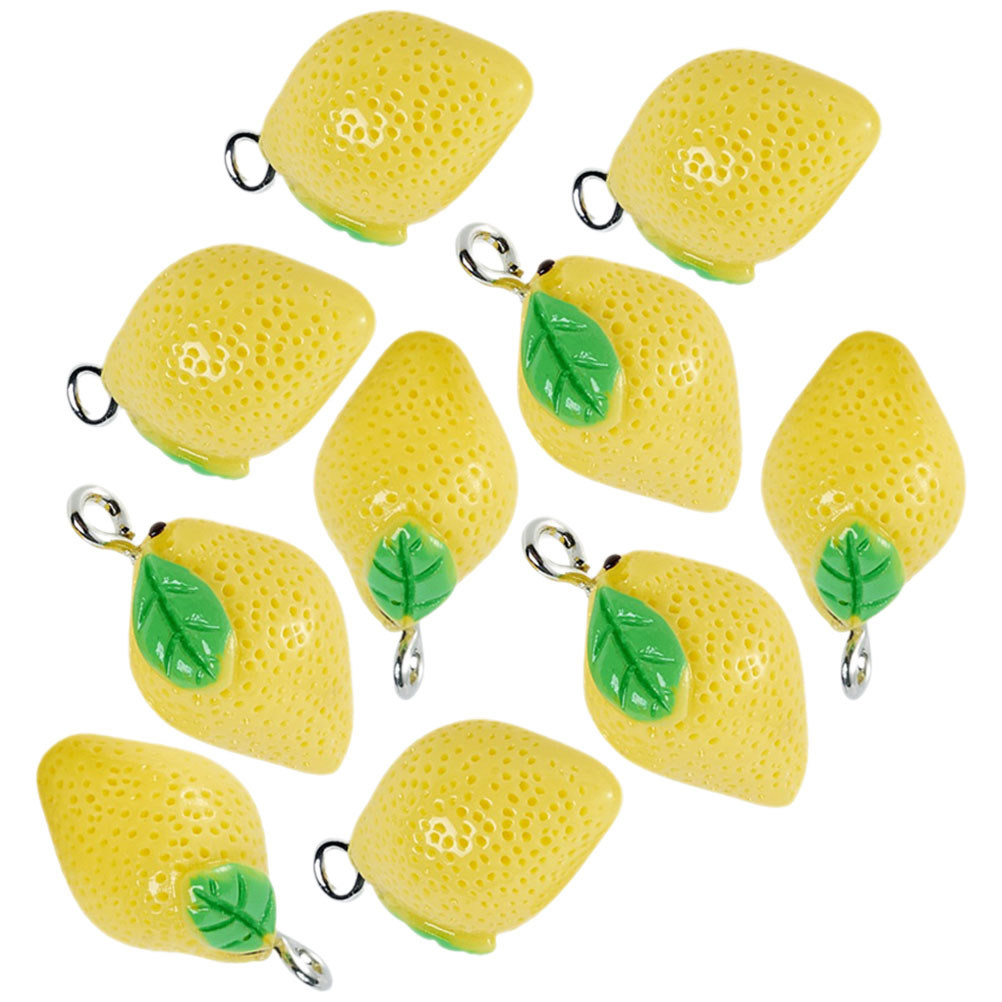 10Pcs Mini Lemon Charms Resin  - Crafting Resin review and price