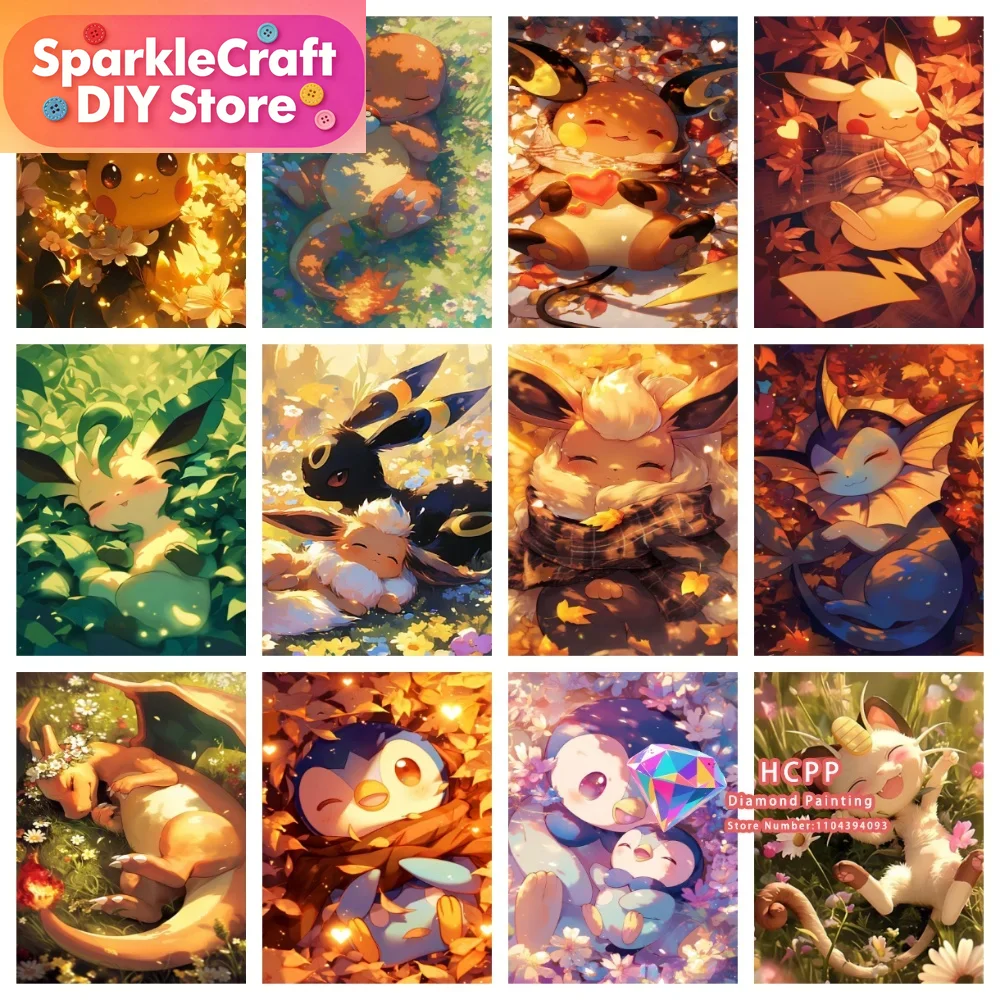 1pc frameless Cartoon Pokemon  - Resin Craft Supplies review and price