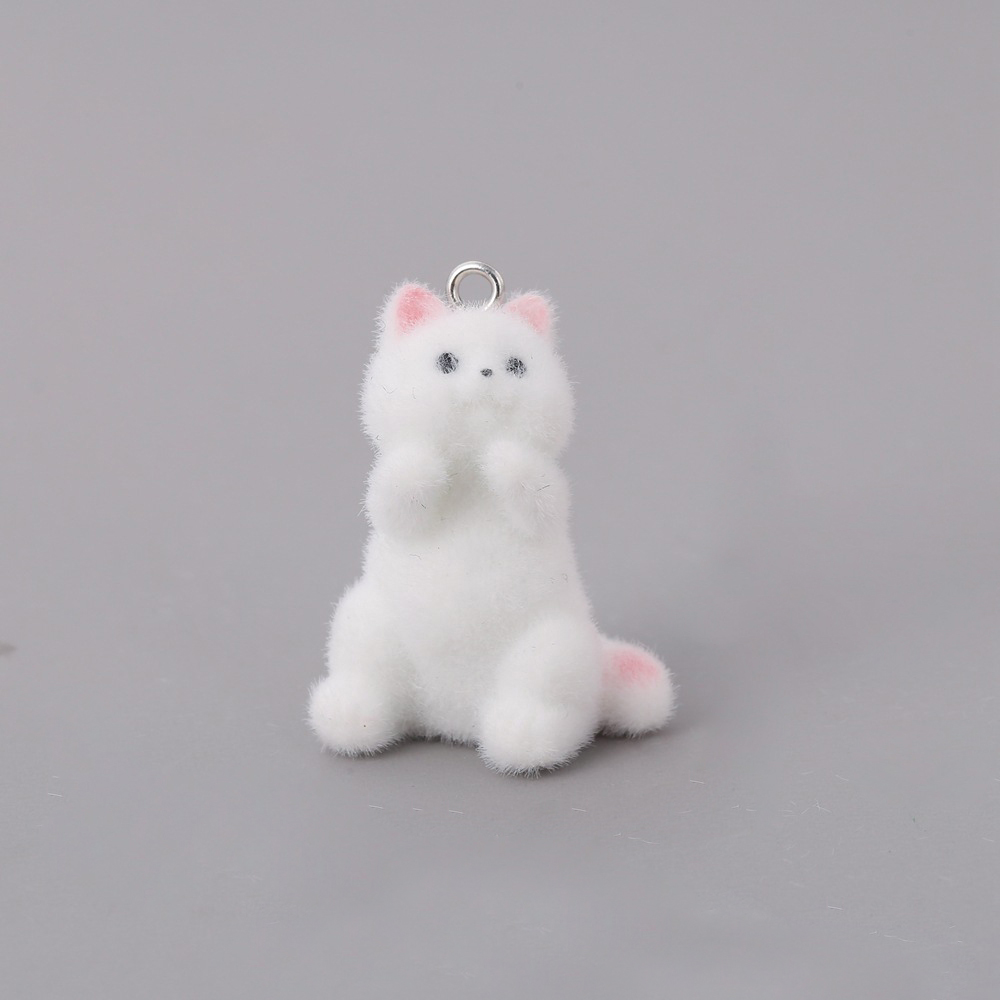 2pcs Flocking Little Cat Resin - Resin Craft Projects review and price
