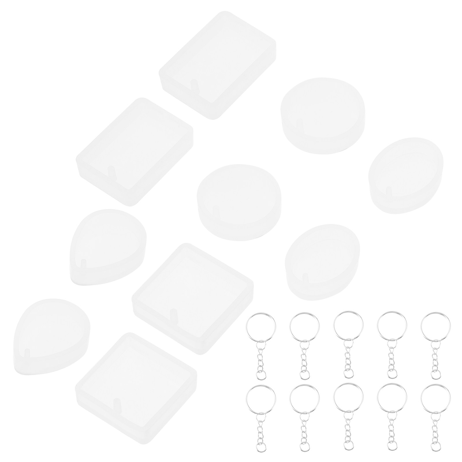 10pcs Pendant Mold Set Silicon - Resin Jewelry Kit review and price