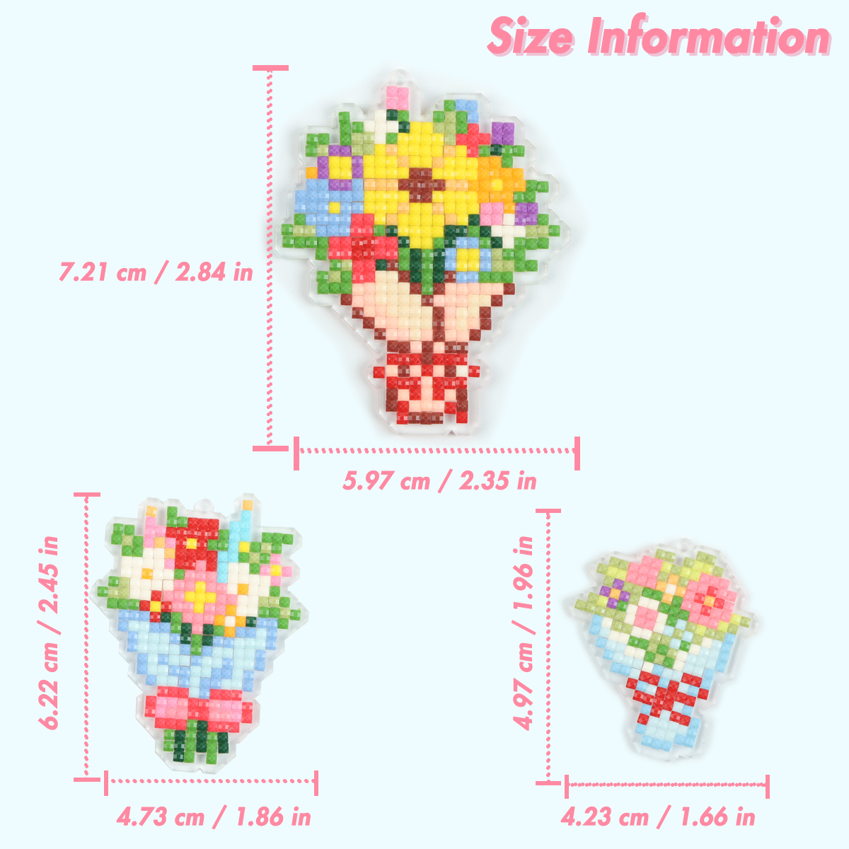 FOREVER YOUNG 3PCS Bouquet Acr - Resin Craft Kit review and price