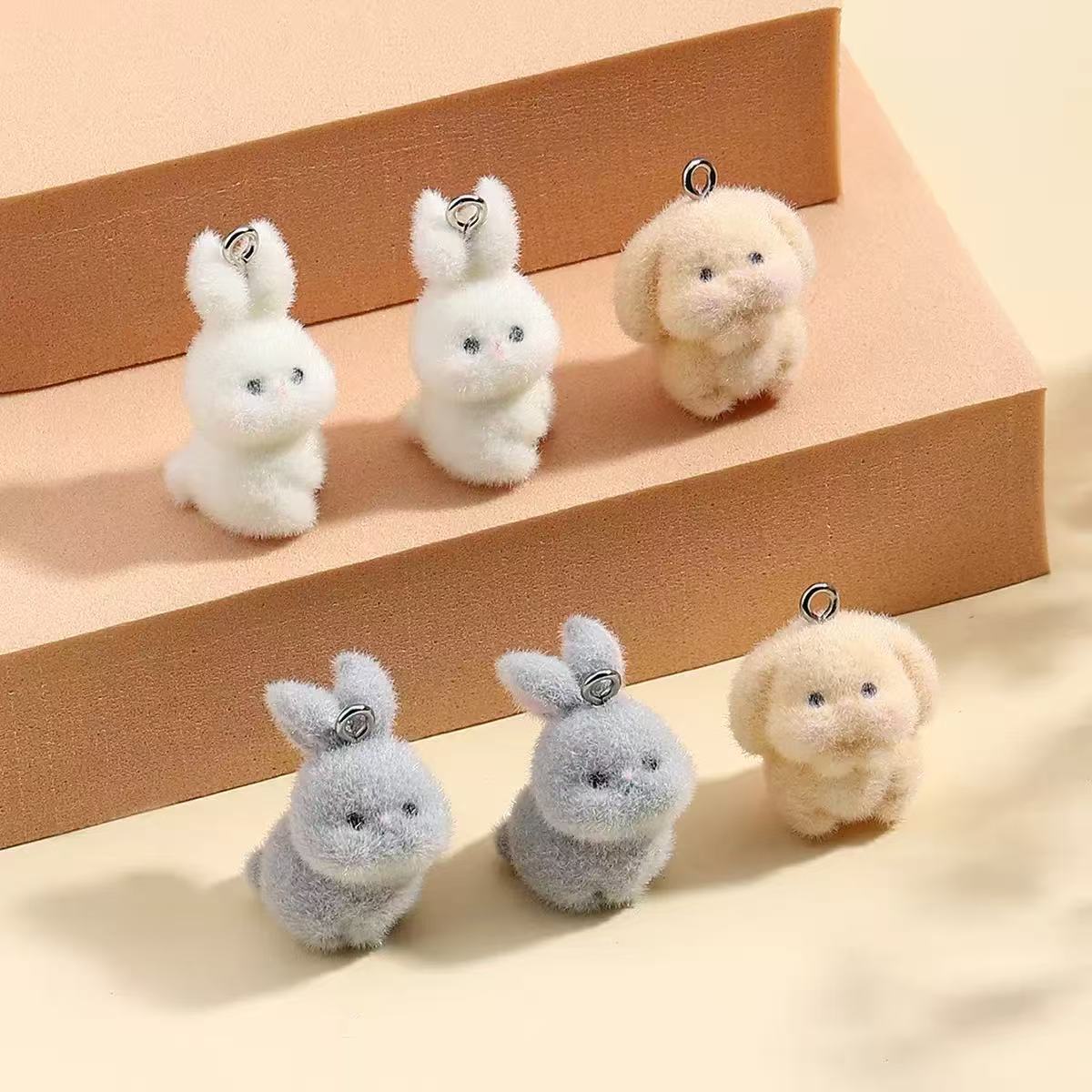 10pcs Flocking Little Rabbit R - Resin Craft Projects review and price